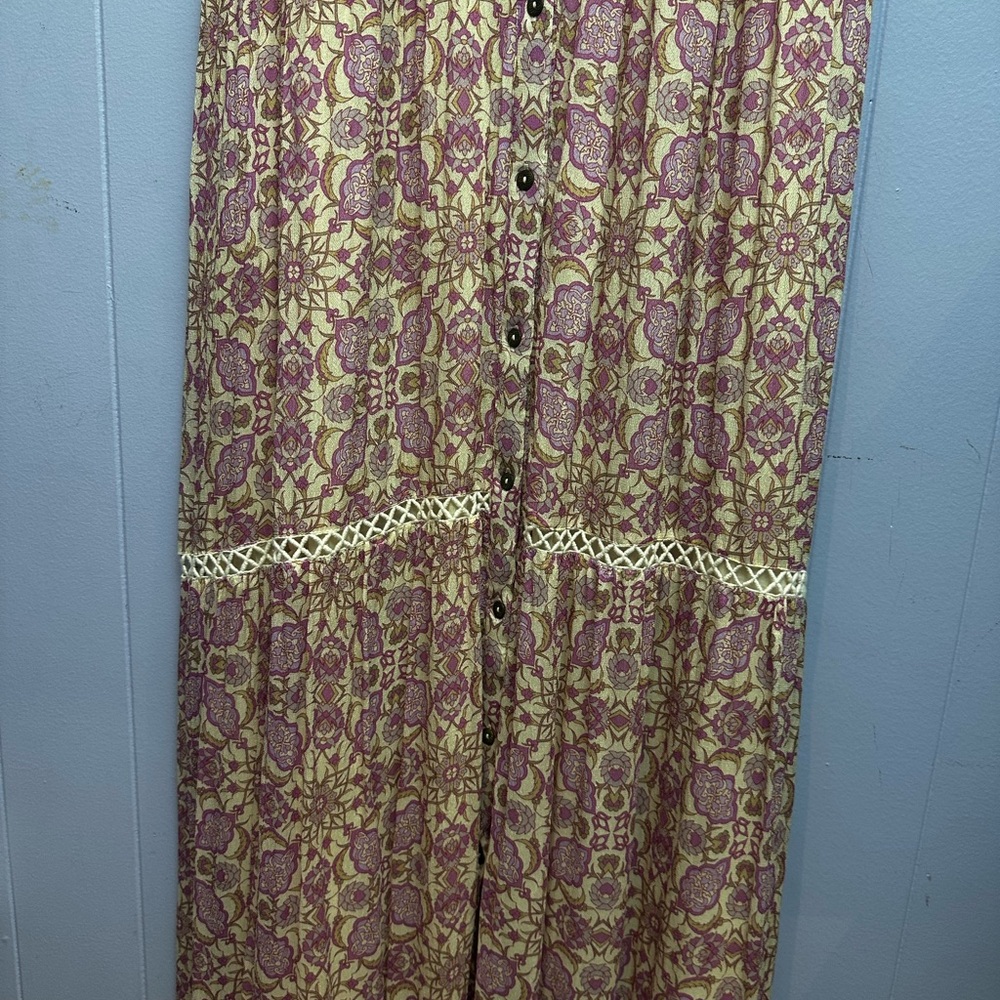 Elegant Pink Sleeveless Maxi Dress - Picture 11 of 16